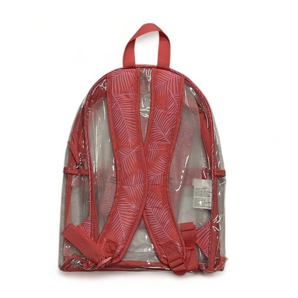 Eastsport Clear Backpack With Zipper Pouch Set - Multiple Colors, Pack of 4, New - Picture 3 of 16